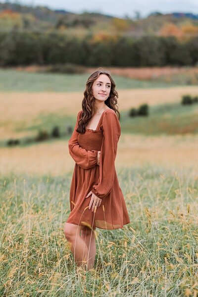 Authentic and natural senior portraits capturing personality and style