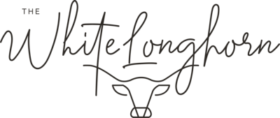 The White Longhorn logo