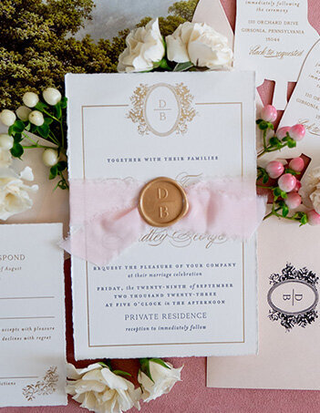 Art Deco Wedding Invitations