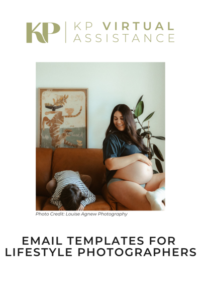 Email Templates for Lifestyle Photographers