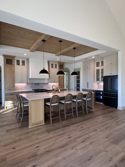 Elevated Organic Modern project feature image of an open-concept kitchen