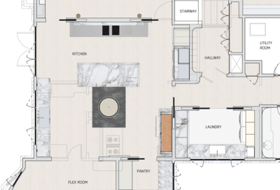 kitchen remodel in Sacramento and San Francisco space planning for luxury interior design