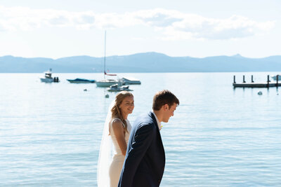 lake tahoe wedding and elopement photographer videographer team