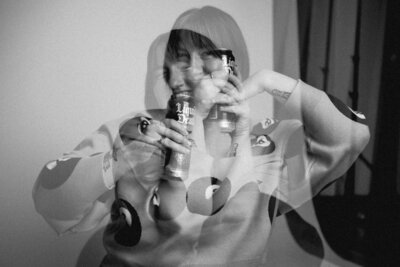 Chelsea Stanford, a Midwest wedding and elopement photographer known for fun, nostalgic photography and a punk-rock approach to love stories.