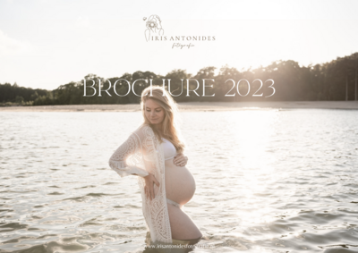 Brochure zwangerschapsshoot. Info en tips voor een zwangerschaps fotoshoot in Groningen, Drenthe en Friesland.