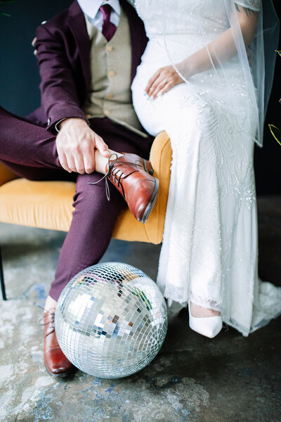 studio bridal session