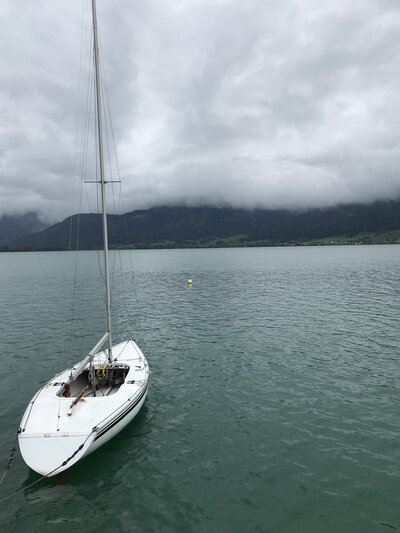 sale boat on ocean in Austria, Image taken by Caroline Amelie
