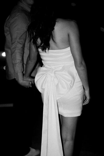 dress with bow