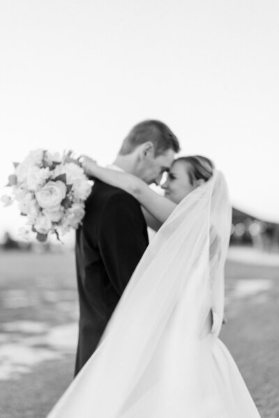 Southern NC bride and groom.