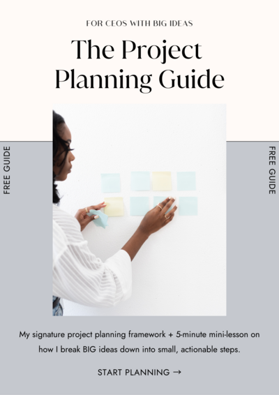 The Project Planning Guide | Day To Day Assist
