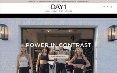 day1fit.com website homepage