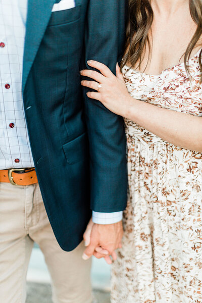 Engagement photo details can show off a favorite dress, jewelry or suite, what ever youd like!