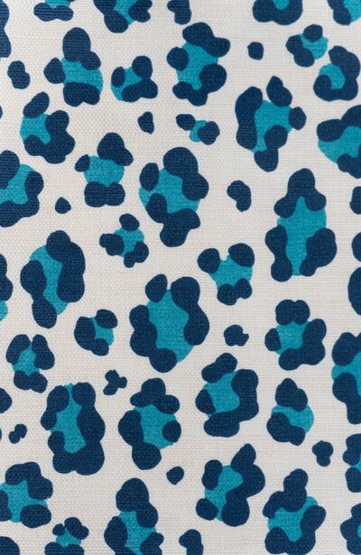 Leopard Spot 04 Indigo & Turquoise -Available in 5 Colourways