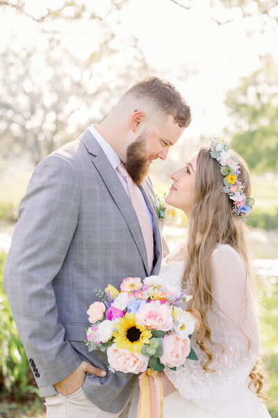 Bride & Groom portrait at Venetian Center