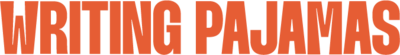 Writing Pajamas logo in orange