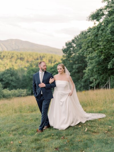 Ellisha and Keath walking arm in arm
