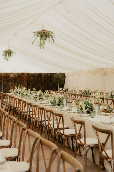 Bride and groom on wedding day