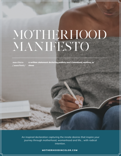 Motherhood Manifesto 2 - Lead Magnet PDF