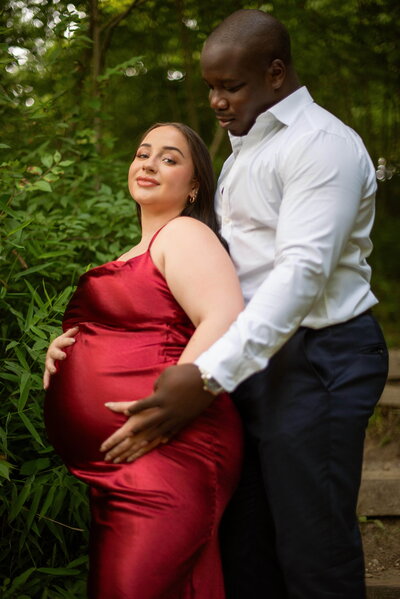 Maryland Maternity Photographer - Snapzbytie Photorgraphy - Golden Hour Great Falls Maternity Session 10