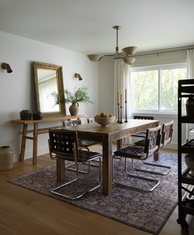 The Lakehouse project feature image of a dining table