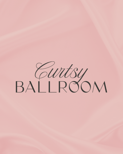 Logo design of Curtsy Ballroom, a Wedding Dance Choreographer in Nashville