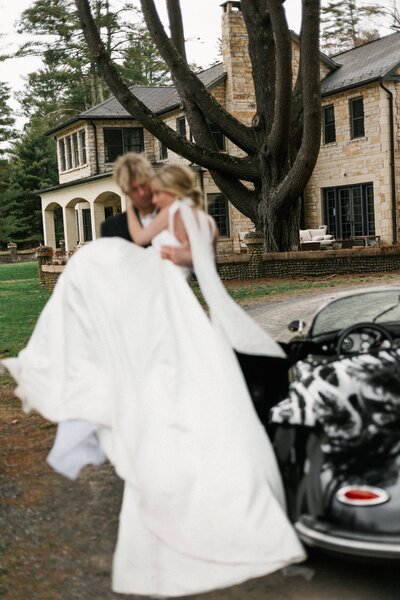 Private estate wedding in the Hamptons, captured in documentary style
