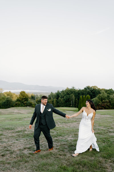 Bride and groom portraits in New Hampshire, New England wedding photographer