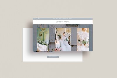 Juliette Arden Showit home page—story-first structure with refined typography and intuitive flow guiding visitors from intrigue to inquiry (2)