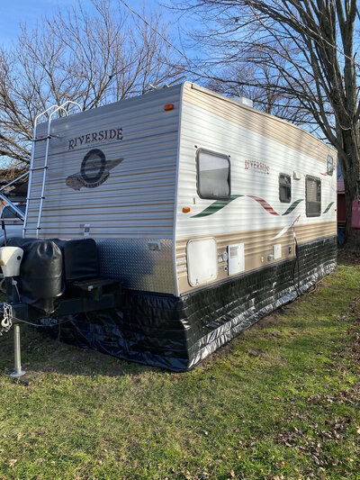 travel trailer skirting for winter