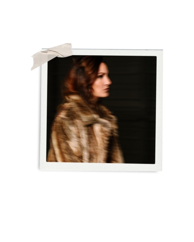 Polaroid frame graphic and photo of Juliet Trnka-founder of Direct Knowing, publiched author, forbes business council member