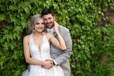 St John The Evangelist in Rochester Minnesota provides a traditional and stunning wedding ceremony location.  Molly looked amazing in her dress and Joey stared at her all day long, floored.  These two are some of our favorite people ever.
