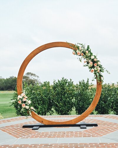 Leigh Florist Design Studio Audubon NJ Beautiful Round Arch for your Wedding