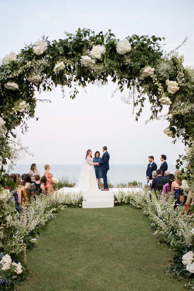 Lake Michigan Wedding