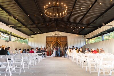 boho western wedding ceremony the rosewood venue