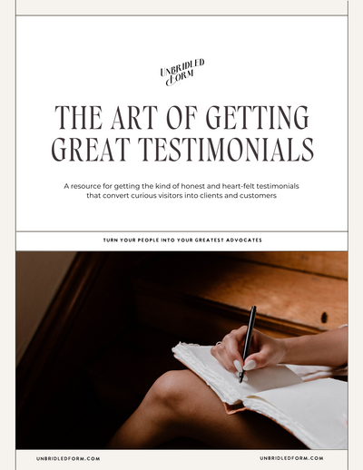 the art of getting great testimonials