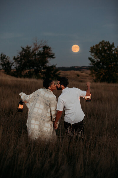 night photography engagement session dover park.