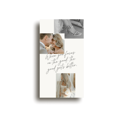Neutral Instagram story template for photographer