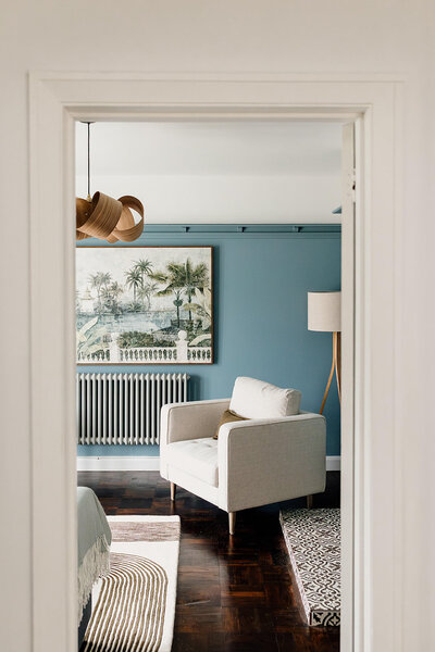 Front living room interiors designed by Hygge and Cwtch