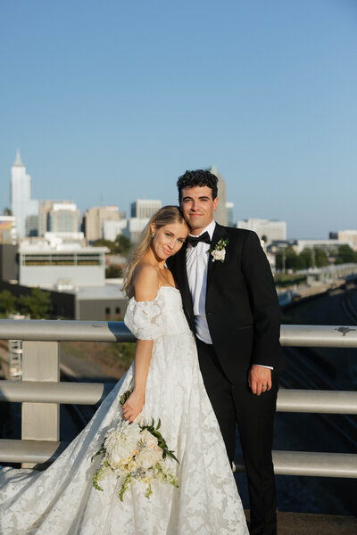Bride and Groom Downtown