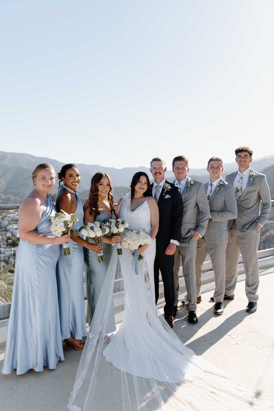 A wedding at La Ventura in San Clemente, California.