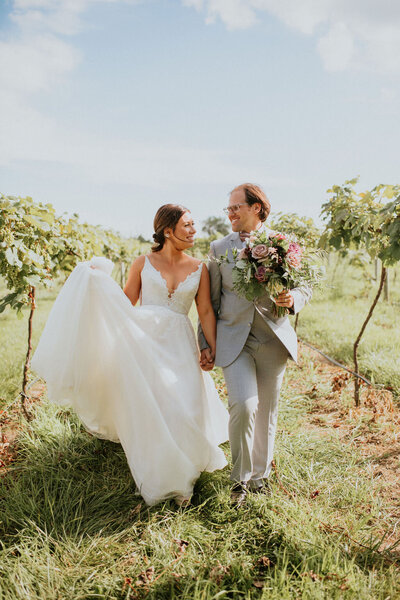 Event Prep Wedding Planning - Kaitlin  & John at Daniel's Vineyard in Indiana