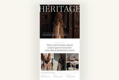 Website mockup.