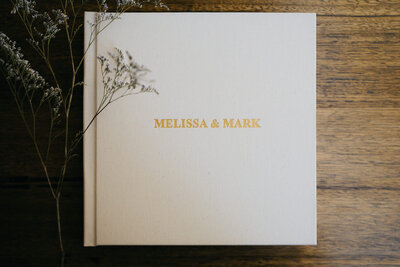 a stunning wedding album