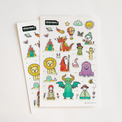 Garden Friends Stickersheet - Cover Image