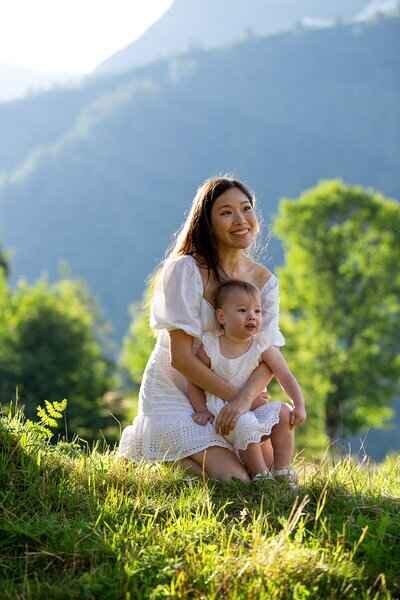Family photography in chamonix