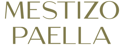 mestizo paella logo, bay area catering weddings