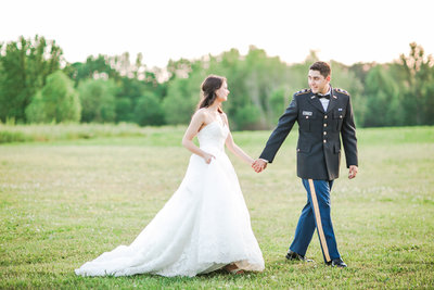 groom dipping bride