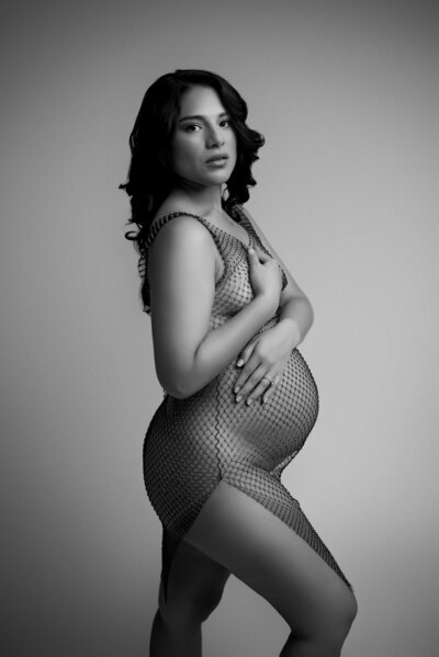 Maternity Portrait Semi Nude