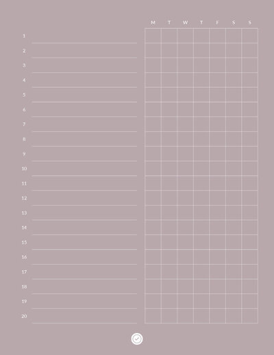 Notebook No 10 Digital Planner by Click 2 Plan-134