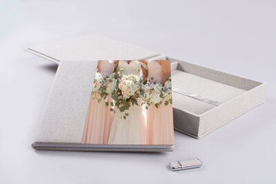 Sample mockup of wedding album 
